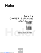 Haier L37V6-A8K Owner's Manual