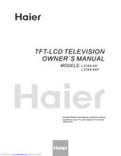 Haier L37A9-AK Owner's Manual