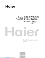 Haier LR47T1 Owner's Manual