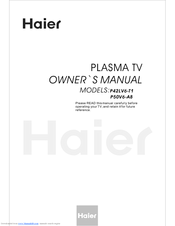 Haier P42LV6-T1 Owner's Manual