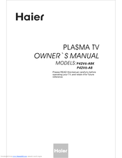 Haier P42V6-A8 Owner's Manual
