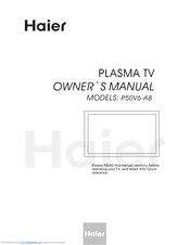 Haier P50V6-A8S Owner's Manual