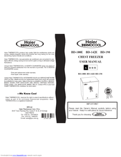 Haier HCF-140 User Manual