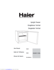 Haier HUM013EA - 1.3 cu. Ft. Capacity Upright Freezer User Manual