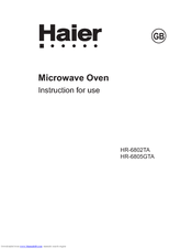 Haier HR-6802TA Instructions For Use