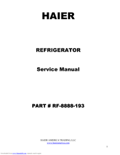 Haier RF-8888-80 Service Manual