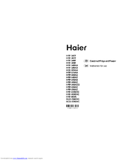 Haier HRF-409A Instructions For Use Manual