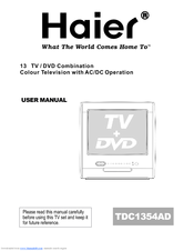 Haier TDC1354AD User Manual