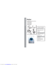 Haier HK1600TXVE Operation Manual