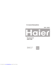 Haier HWM110-0566 User Manual