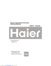 Haier HWM50-10H User Manual