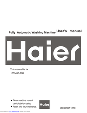 Haier HWM45-10B User Manual