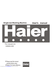 Haier HWM55-33W User Manual