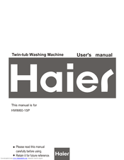 Haier HWM60-15P User Manual