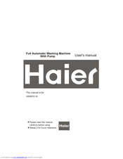 Haier HWM70-10 User Manual