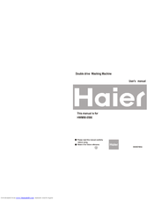 Haier HWM90-0566 User Manual
