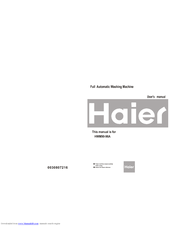 Haier HWM90-96A User Manual