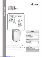 Haier HWM90-98 User Manual
