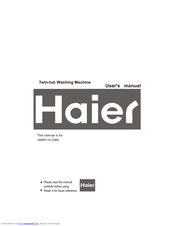 Haier HWM110-23BS User Manual