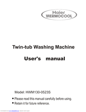 Haier HWM130-0523S User Manual