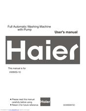Haier HWM55-10 User Manual