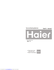 Haier HWM60-113S User Manual