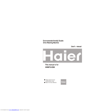 Haier HWM70-0588 User Manual