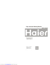 Haier HWM75-0528 A User Manual