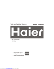 Haier XPB135-LA User Manual