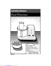 Hamilton Beach 840067300 User Manual