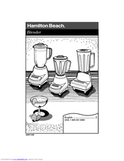 Hamilton Beach 840071000 User Manual