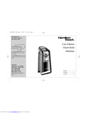 Hamilton beach 76606Z Manuals | ManualsLib