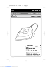 Hamilton Beach 14590 - Steam Iron Use & Care Manual