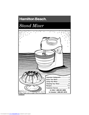 Hamilton Beach 840086200 User Manual