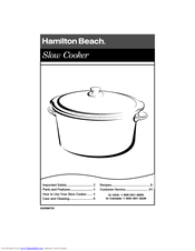 Hamilton Beach 840096700 User Manual