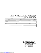 Precision Engine Controls Corporation SD-2006-02 Software Manual