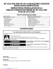 Hancock Fabrics Cooktop Installation Instructions Manual