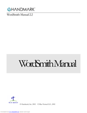 Handmark WordSmith 2.2 User Manual