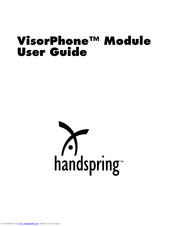 Handspring VisorPhone User Manual