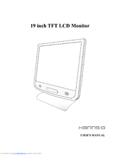 Hanns.G TFT LCD Monitor User Manual