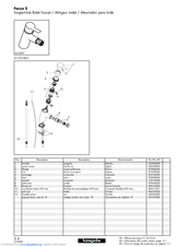 Grohe 37200 Specification Sheet