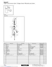 Hans Grohe Solaris 2 E 04167XX0 Parts List