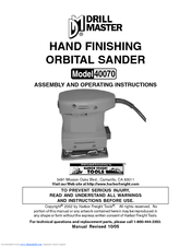 Drill master 40070 Manuals | ManualsLib