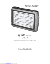 Harman-Kardon GPS-310NA Quick Start Manual