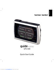 Harman-Kardon guide+play GPS-500 Quick Start Manual