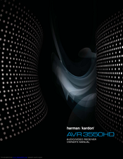 Harman-Kardon AVR 3550HD Owner's Manual