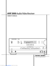 Harman-Kardon AVR 5000 Owner's Manual