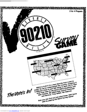 Milton Bradley Beverly Hills 90210 Instructions Manual