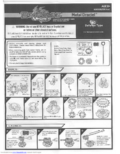 Hasbro Beyblade VForce 82635 Owner's Manual
