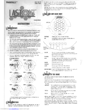 Tiger Electronics Last Out 7-584-0 Instructions